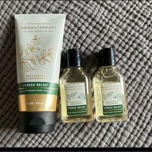 Bath and Body Works Stress Relief Bundle